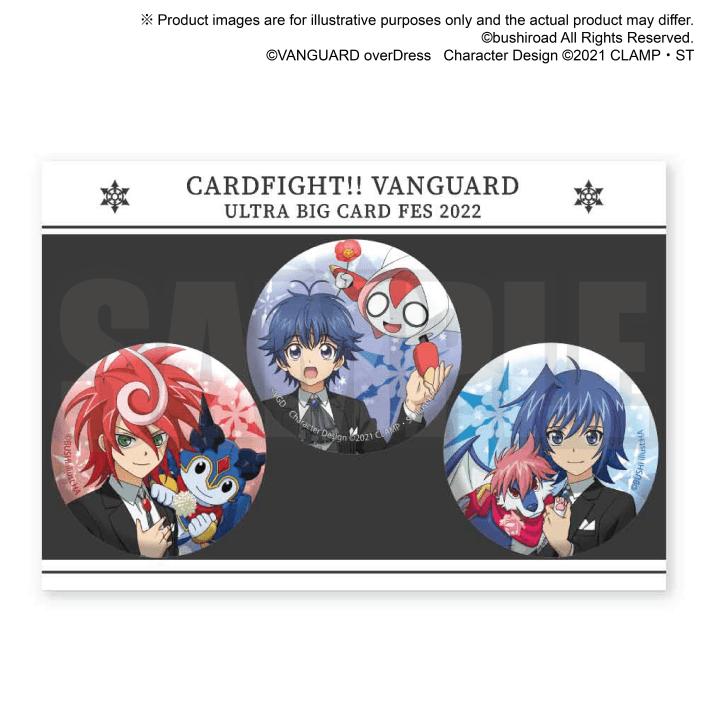 Cardfight!! Vanguard Can Badge Set Vanguard Grand Festival 2022